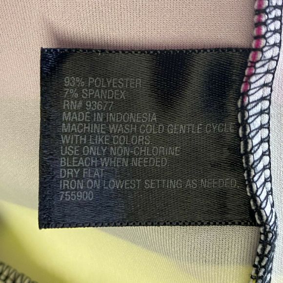 Worthington Shift Dress Sz S Black Pink Blue White - Picture 6 of 6